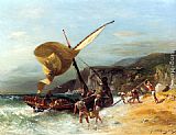 Georges Washington The Fishermen's Departure painting